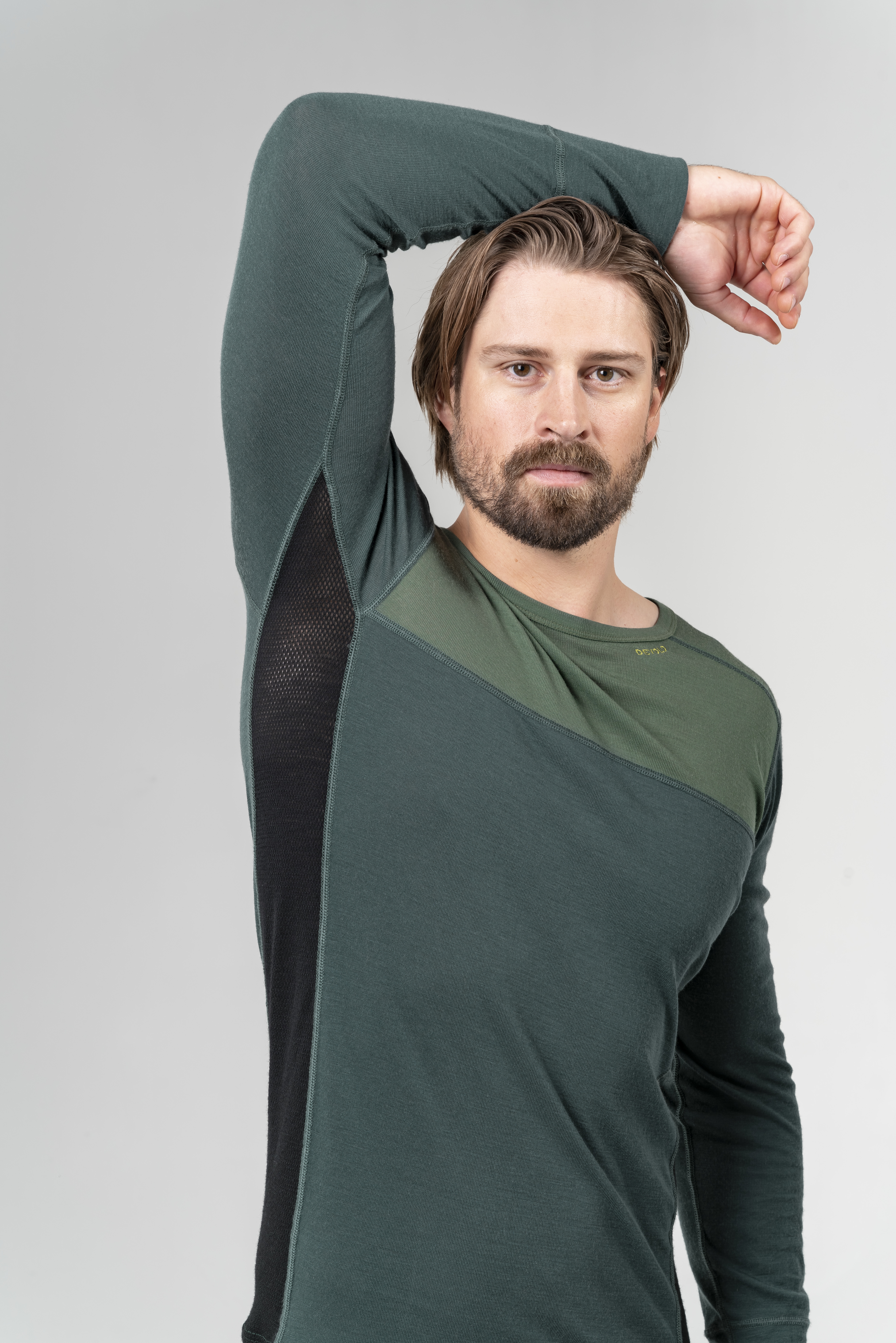 Lauparen Merino 190 Shirt Herre Forest/Woods/Black