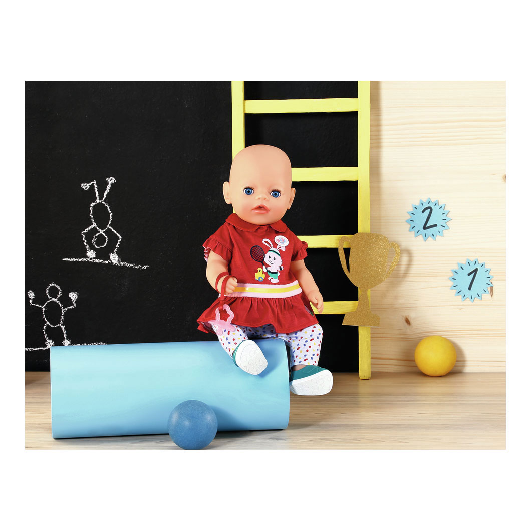 BABY born Little Sport Outfit Rood, 36cm