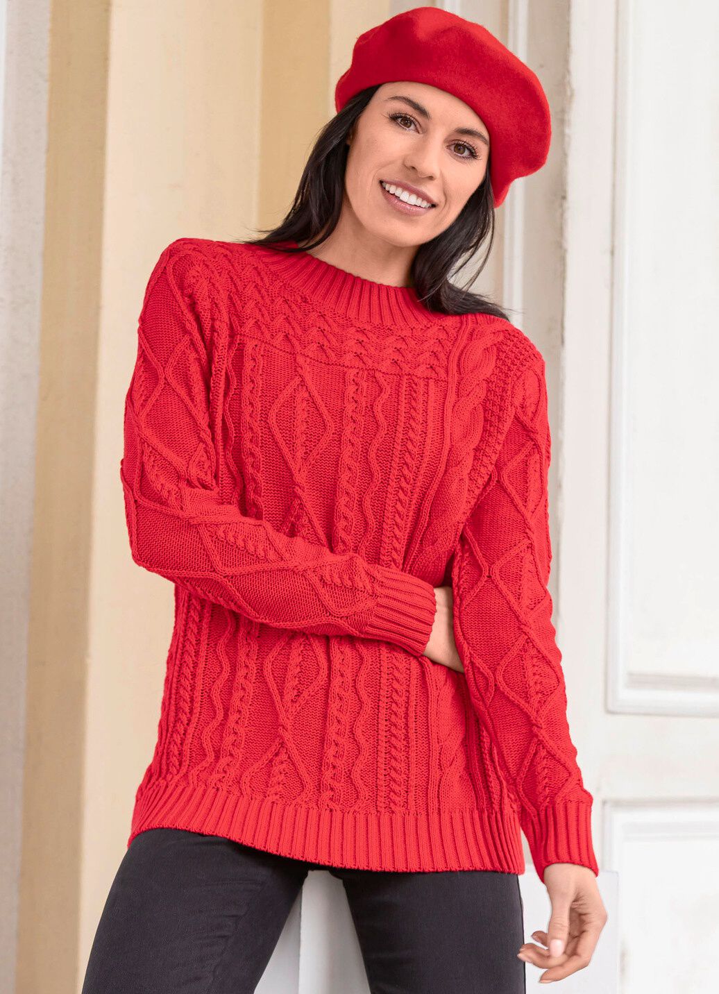 Pullover mit nachhaltig recycelter Baumwolle