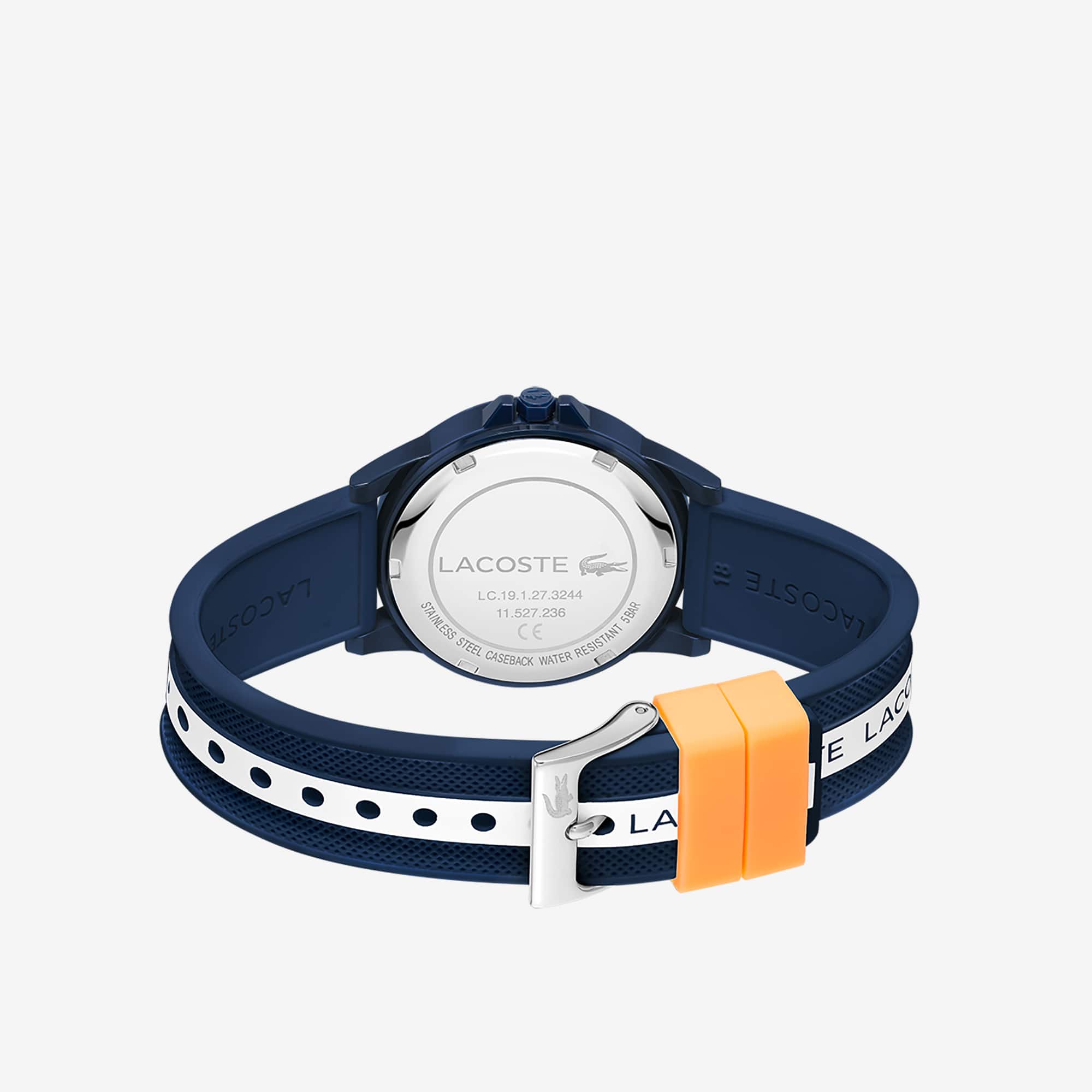 Montre Rider à 3 aiguilles - Modèle bleu avec bracelet en silicone Montres - Blanc - Lacoste - Enfant
