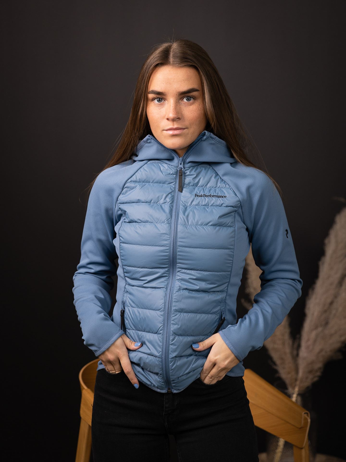 Down Hybrid Hood Jacket