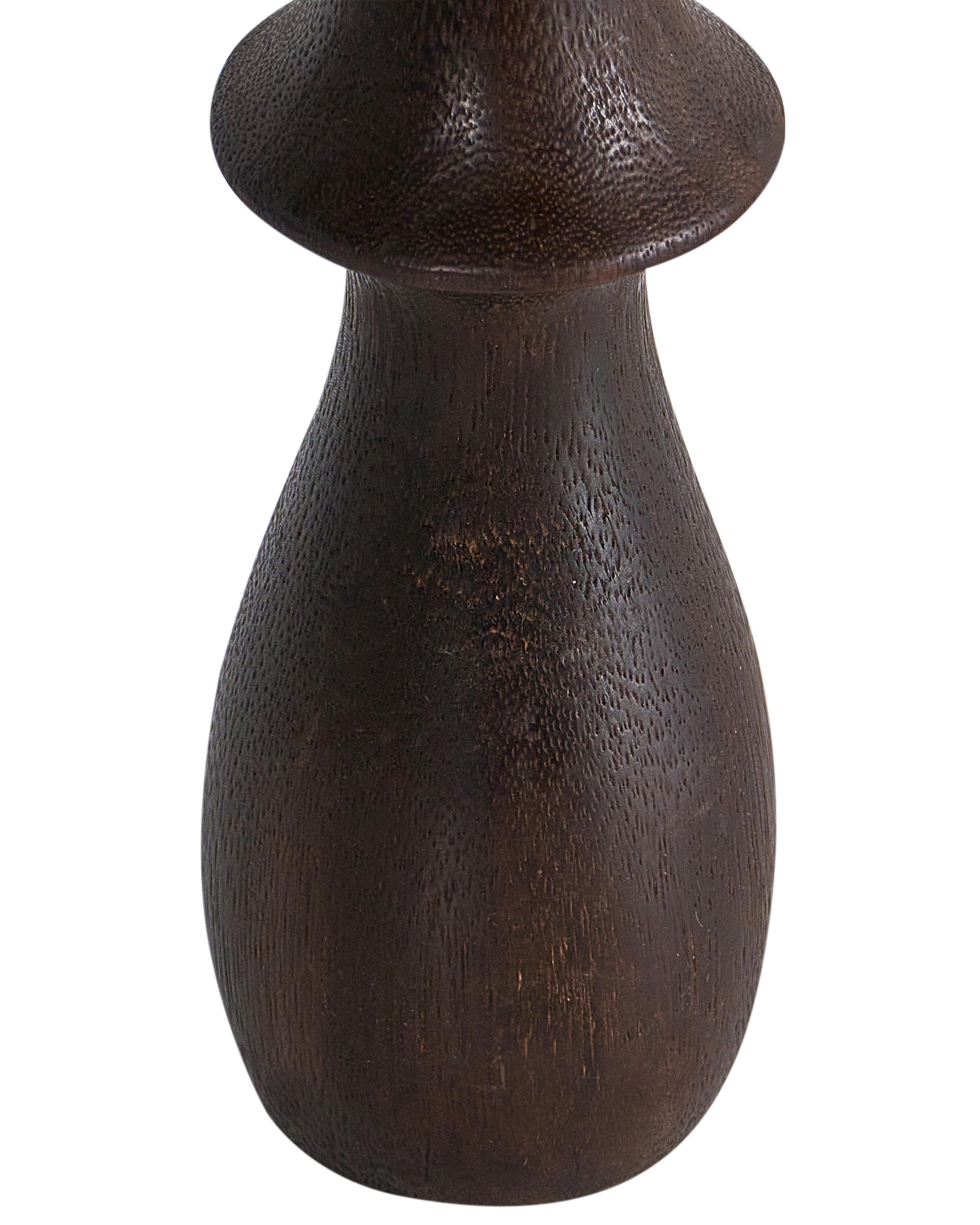 Set van 2 figuren Paddenstoel DUBLJANI Zwart/goud