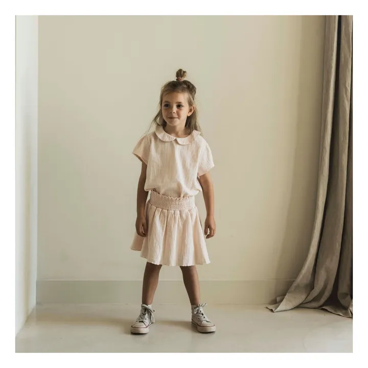 Jenest Jupe Smockée Billie | Rose pâle