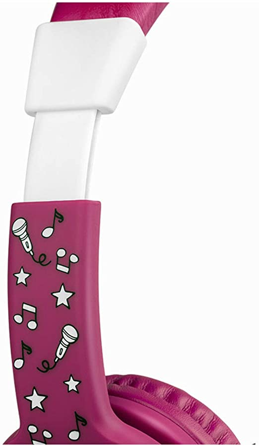 Tonie-Lauscher Kinder On-Ear Kopfhörer 85dB Begrenzte Lautstärke 3.5mm Klinken Headset (04-0036) - Beere (Lila)