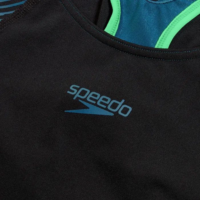 Speedo ECO+ Placement Laneback Badpak Dames