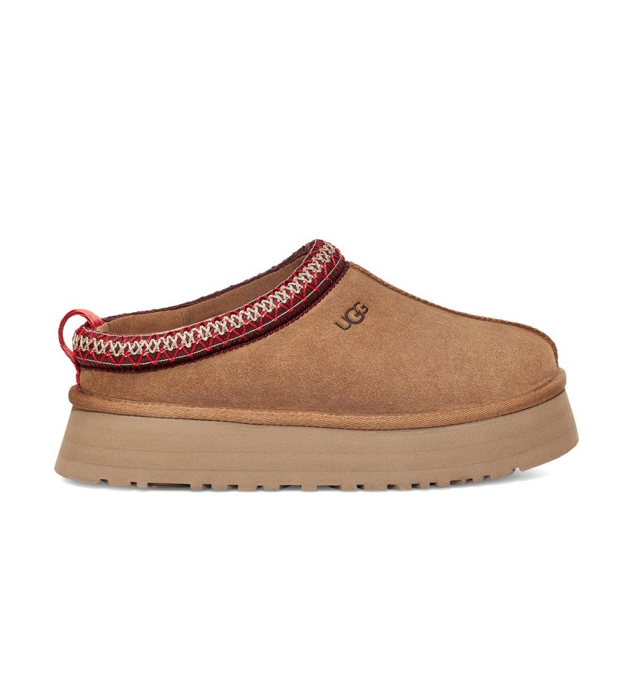 Tênis UGG Tazz de couro marrom