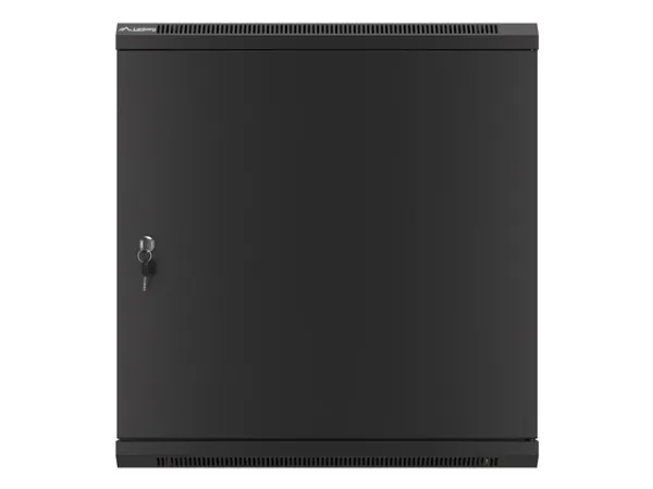 Lanberg WF01 Series - Rack kabinet - flad pakke - vægmonterbar - sort, RAL 9004 - 12U - 19