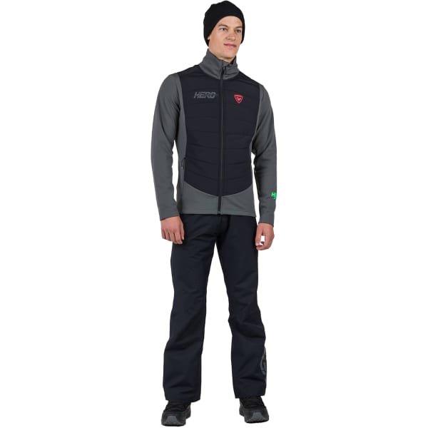 Veste polaire ROSSIGNOL NEW HERO CLASSIQUE HYBRID CLIM FZ ONYX GREY