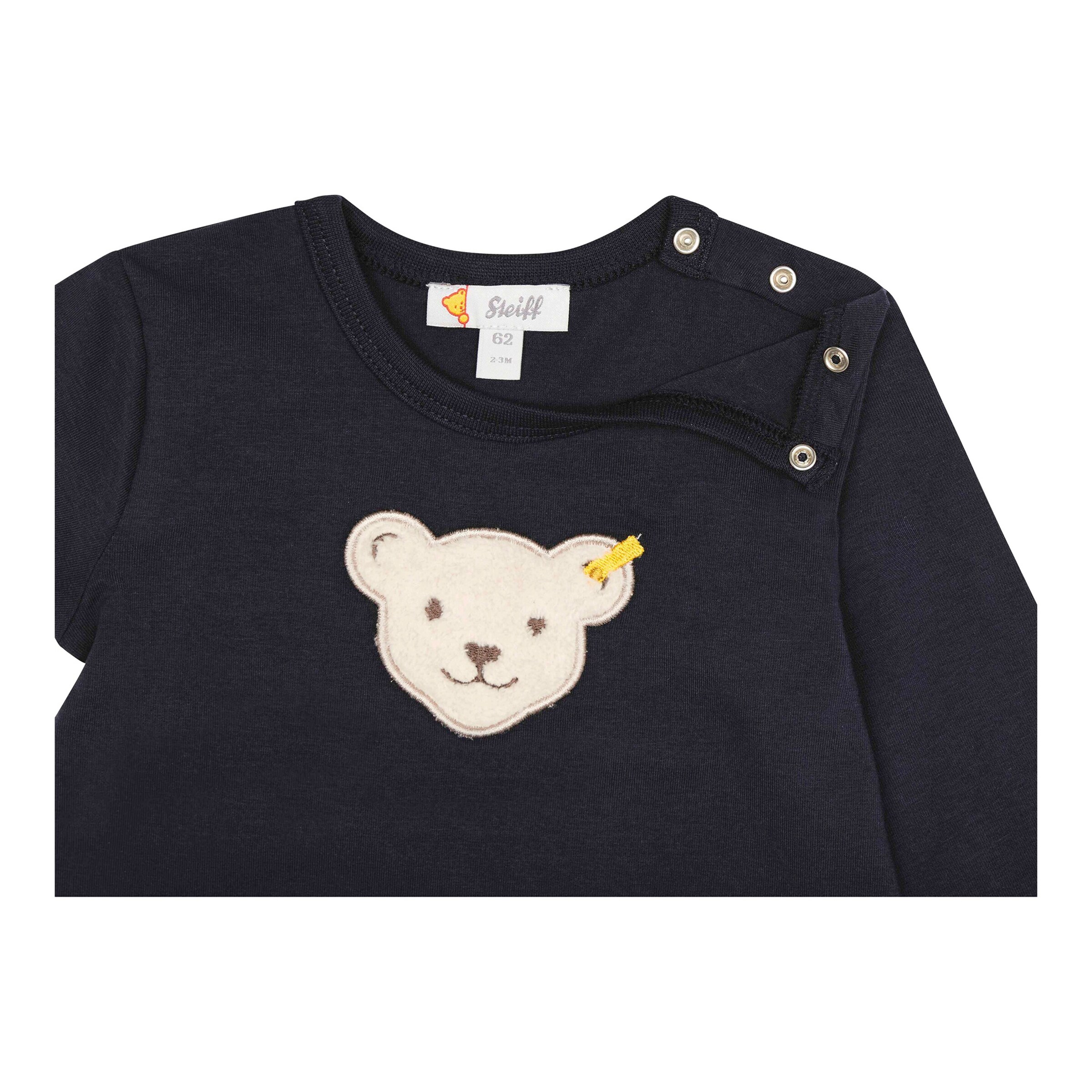 Steiff Shirt langarm Bär marine