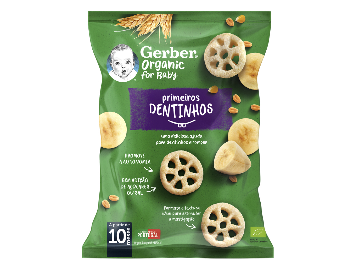 SNACK GERBER BIO PRIMEIROS DENTINHOS 28G