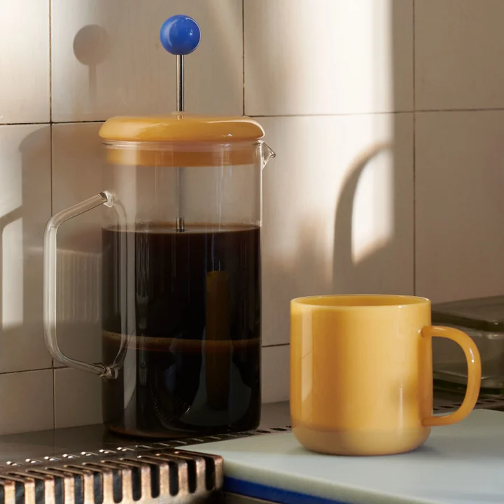 HAY - French Press Kaffeebereiter, 1 l, aqua