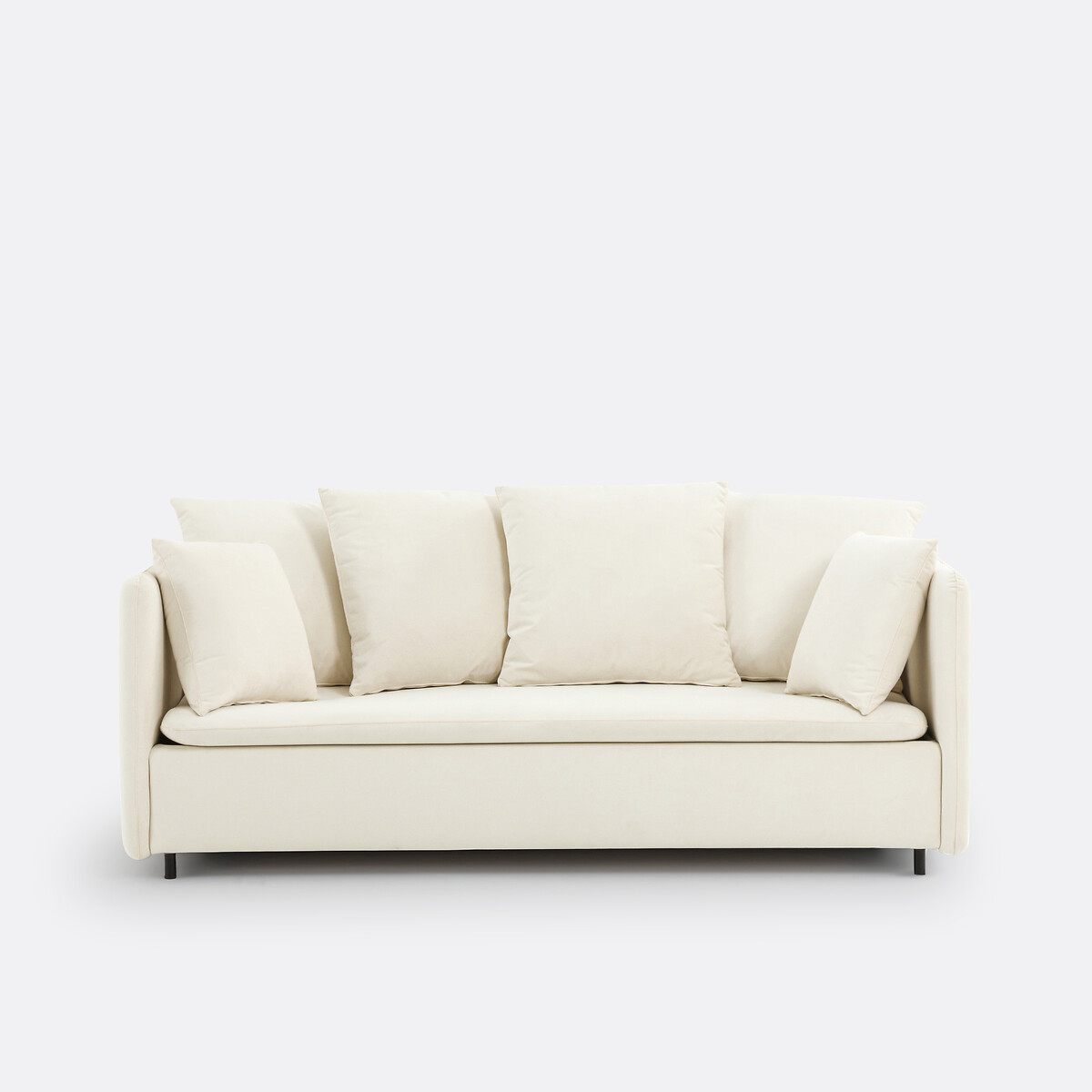 LA REDOUTE INTERIEURS<br>Sofá 3 lugares, veludo conversível, Ivete
