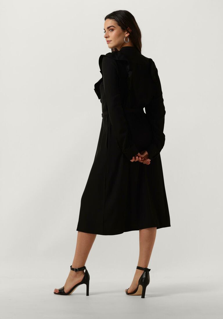 BRUUNS BAZAAR zwarte bruuns bazaar midi jurk ratuma nynna dress