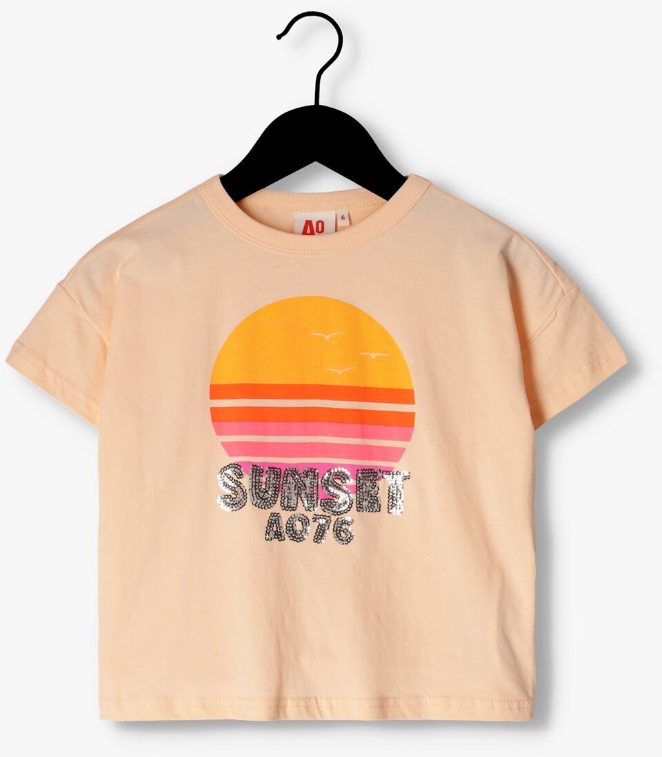 AO76 oranje ao76 t-shirt kenza t-shirt sunset