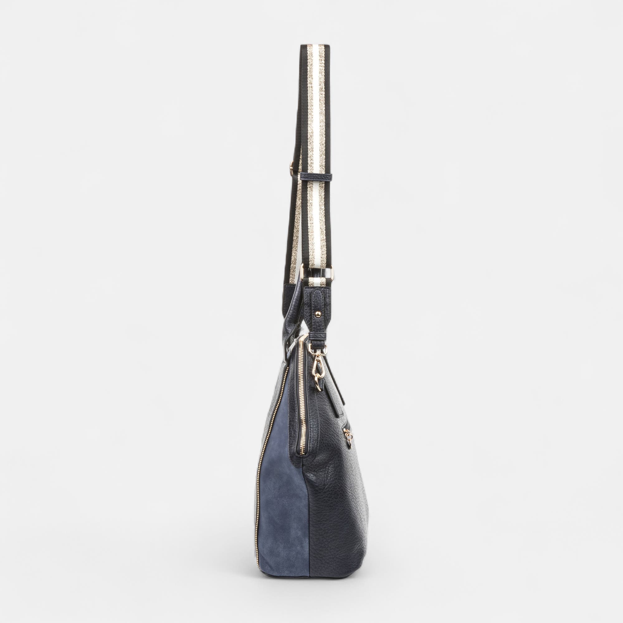 Sac à main bleu marine