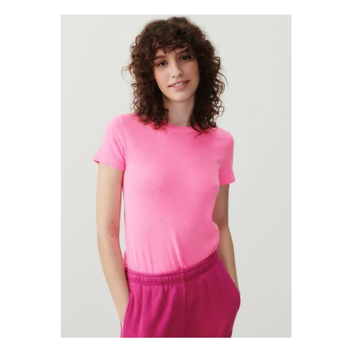 American Vintage T-shirt Sonoma | Rose fluo