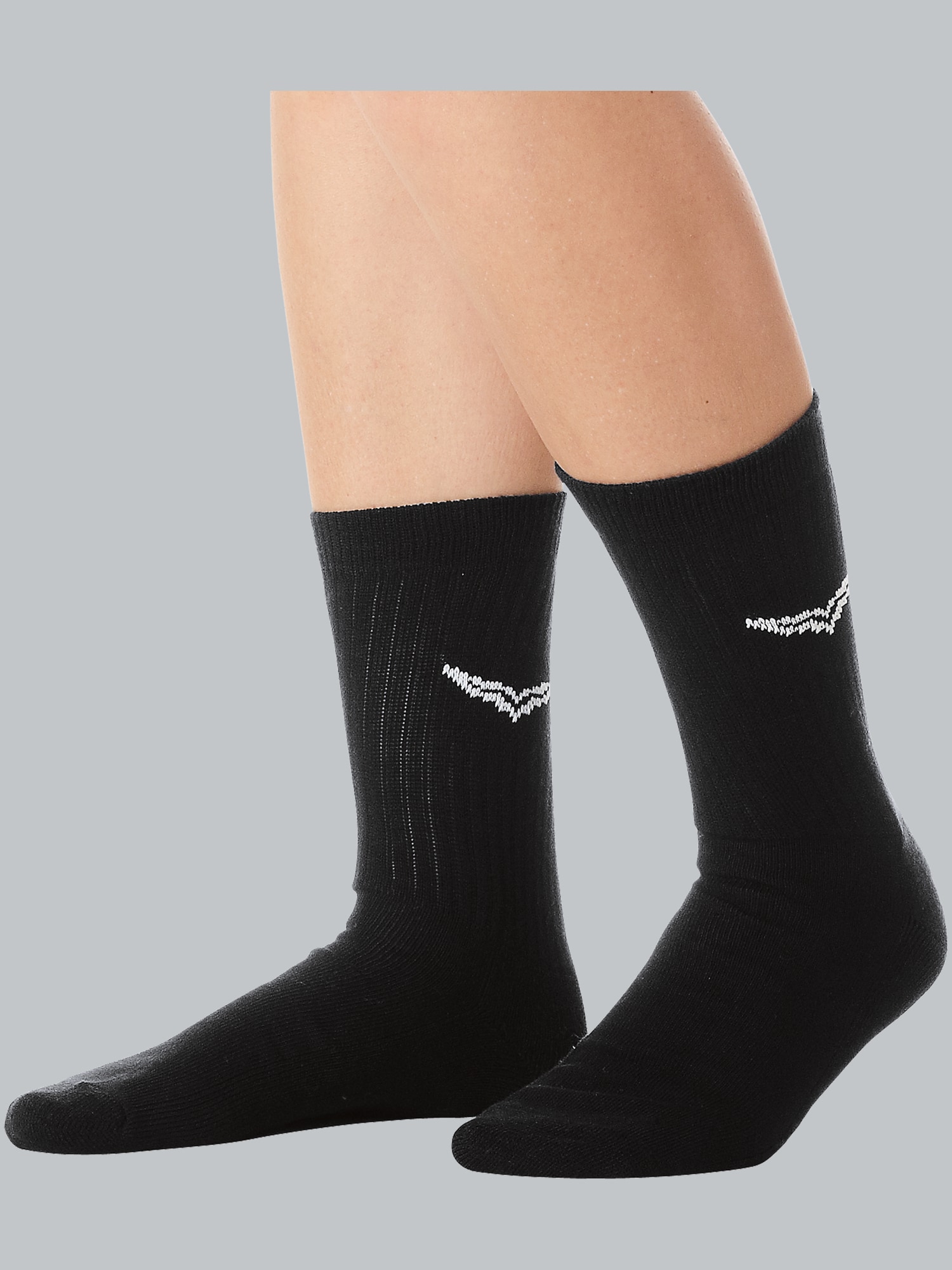 Sportsocken im Doppelpack Schwarz