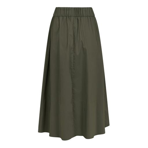 Neo Noir Yara Poplin Nederdel, Army, 34