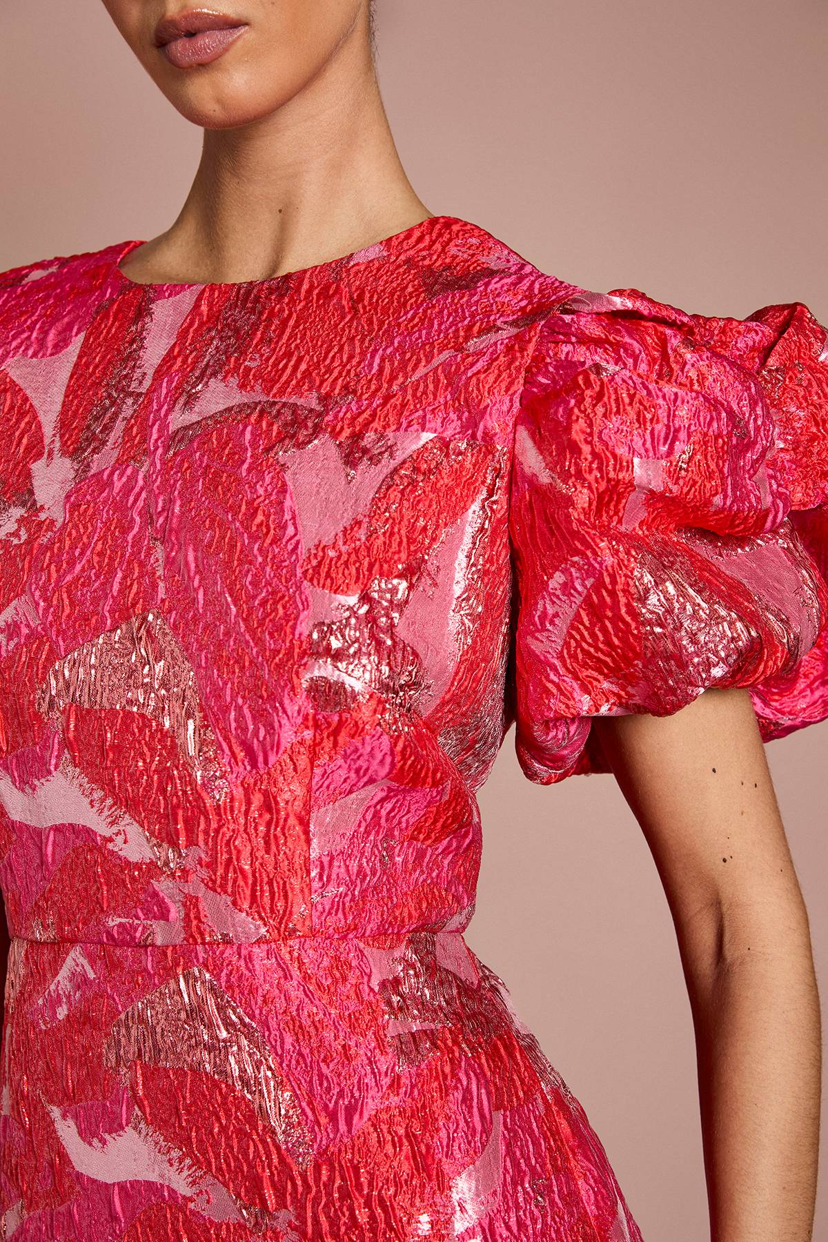 Coast Robe Courte En Jacquard Avec Détail De Boutons