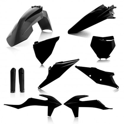 Kit plastiques Acerbis FULL KIT NOIR - Noir