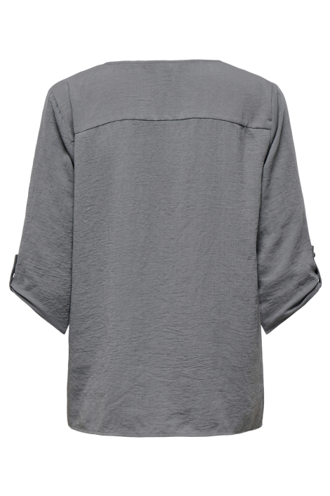 Jacqueline de Yong grijze dames blouse