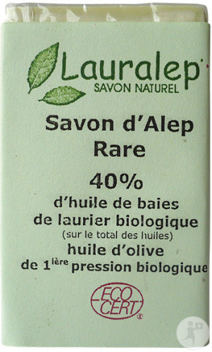 Lauralep Savon D'Alep Rare Bio 40% D'Huile De Laurier 150g