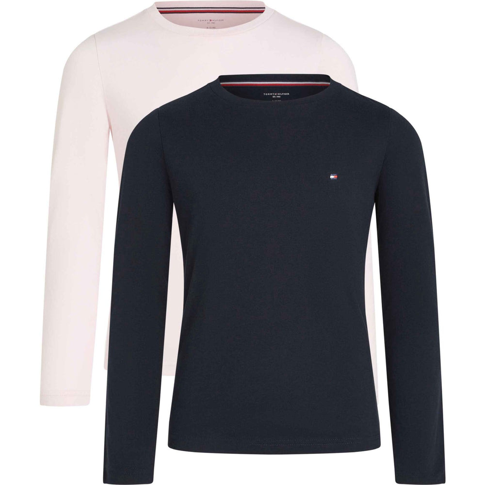 Køb Tommy Hilfiger Desert Sky/Light Pink 2 Pk Ls Tee