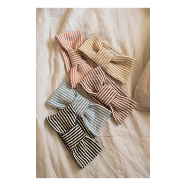 1+ in the family Bandeau Ruth Rayé | Gris anthracite