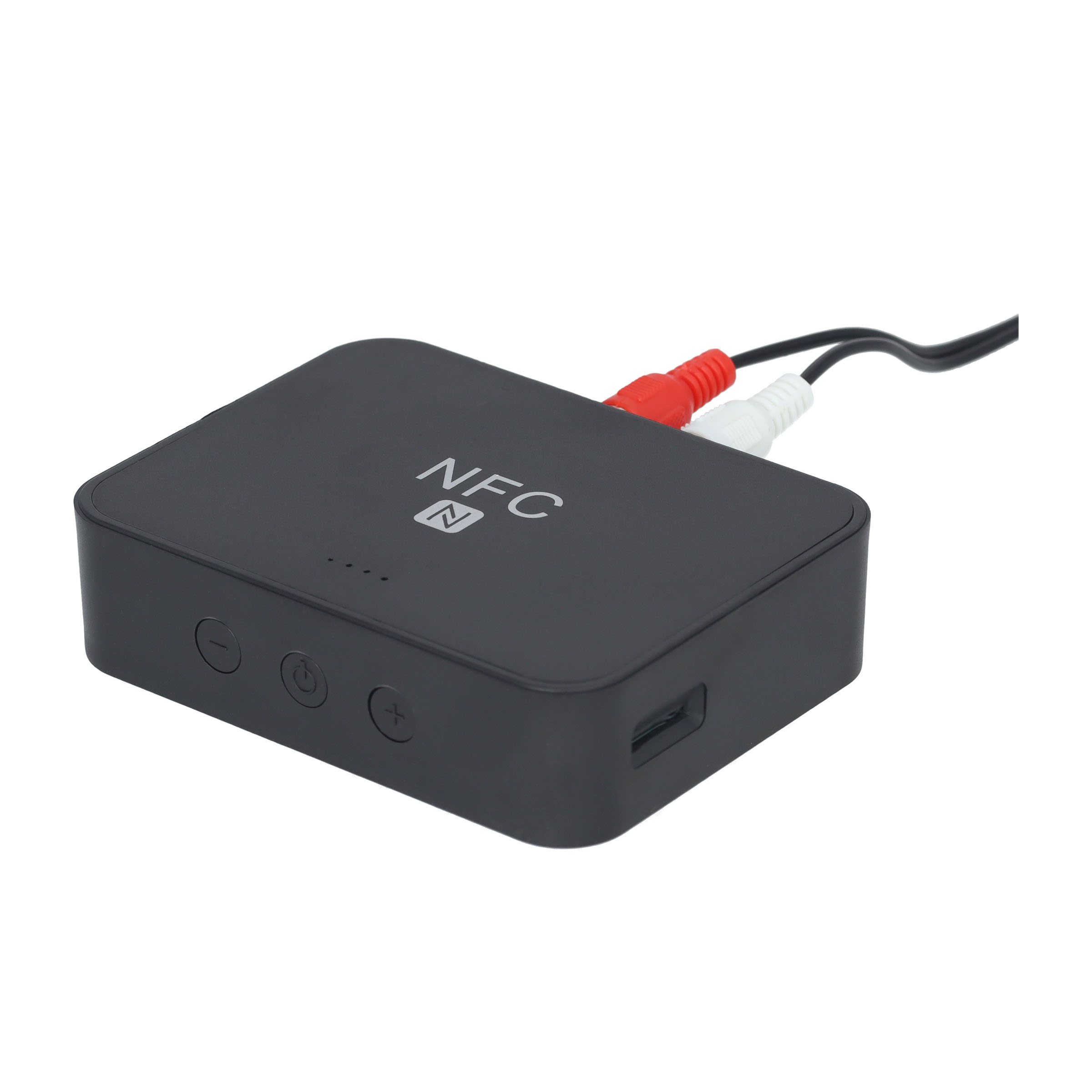 2in1 NFC Bluetooth 5.0 HD Audio Receiver mit 3.5mm Klinke / Cinch und Micro SD Slot - Schwarz