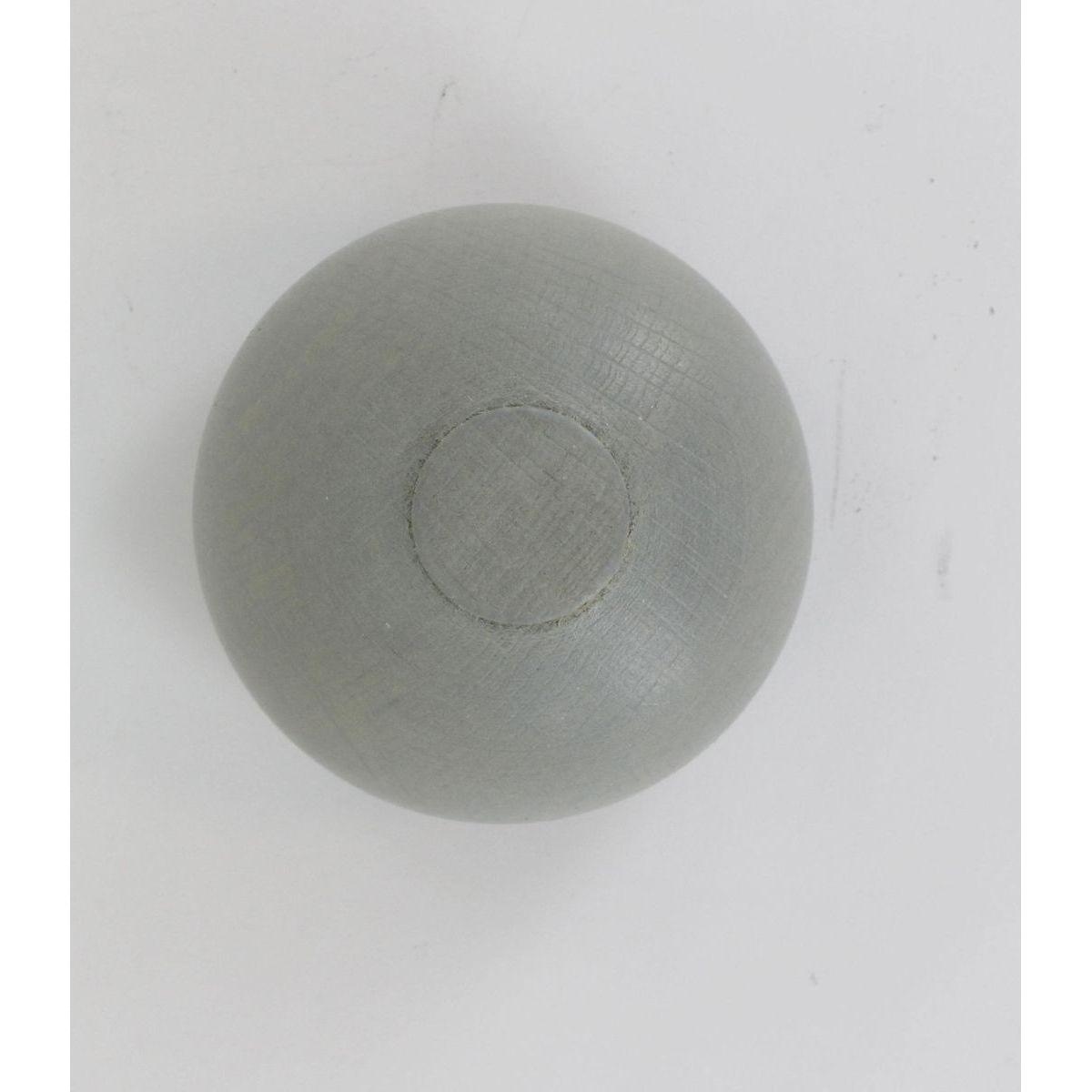 EMBOUT BOULE X 2 D28 GRIS