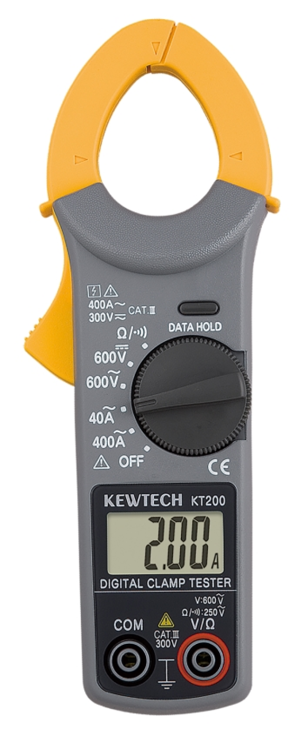 Kyoritsu Kewtech KT200 Digitale Stroomtang - AC/DC 600V & AC 400A