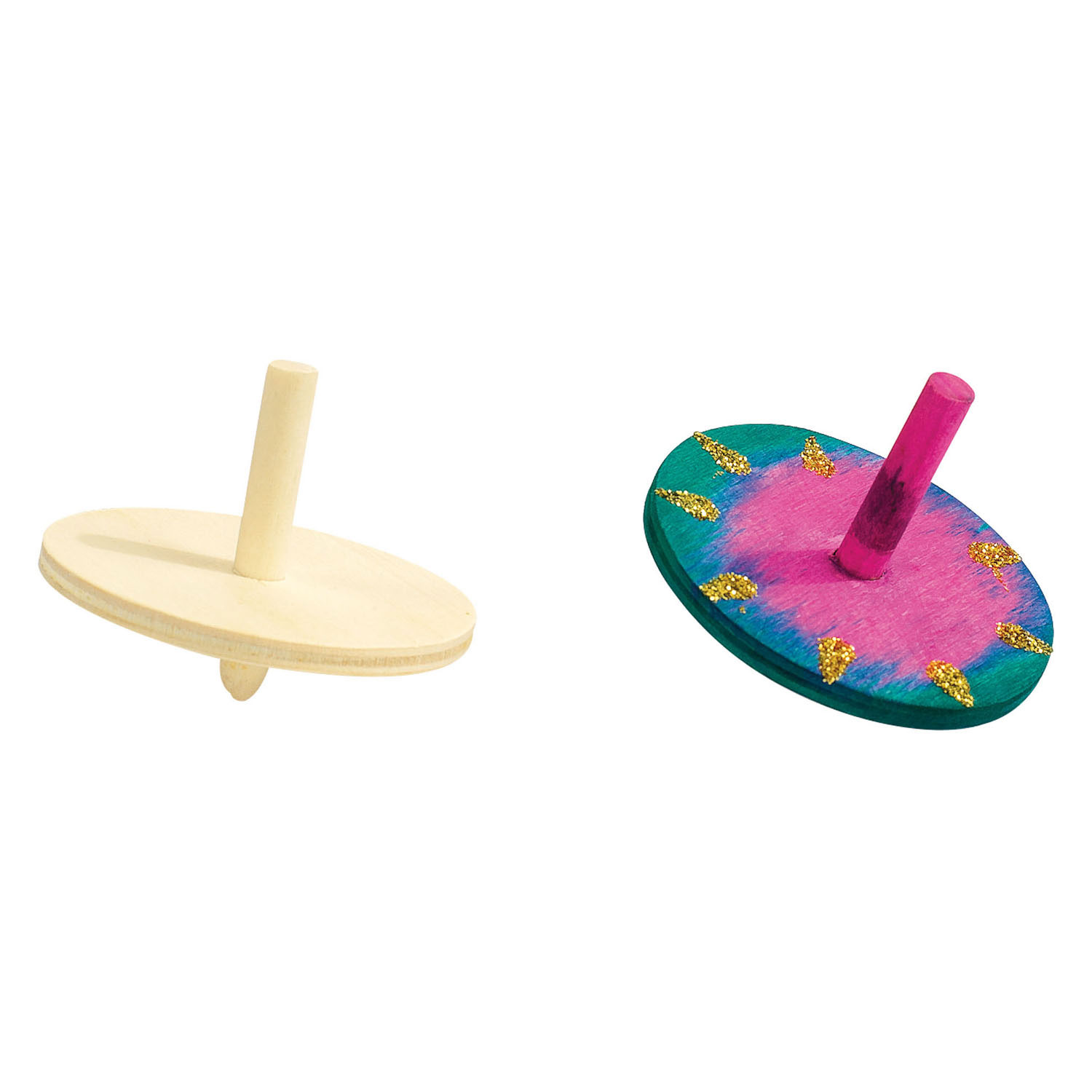 Colorations - Houten Tollen, Set of 24