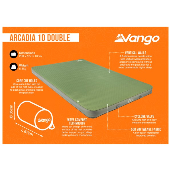 Vango - Arcadia 10 Double - Matelas de camping