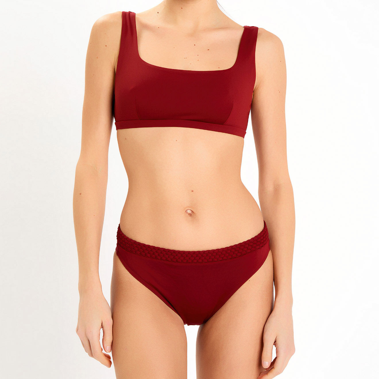 Iodus Bas de maillot de bain culotte Hegoa acajou