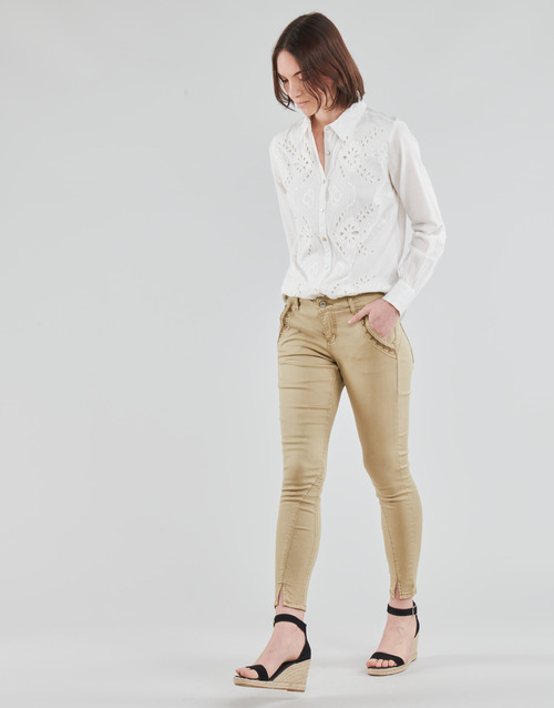 Cream - HOLLY TWILL PANT - Beige