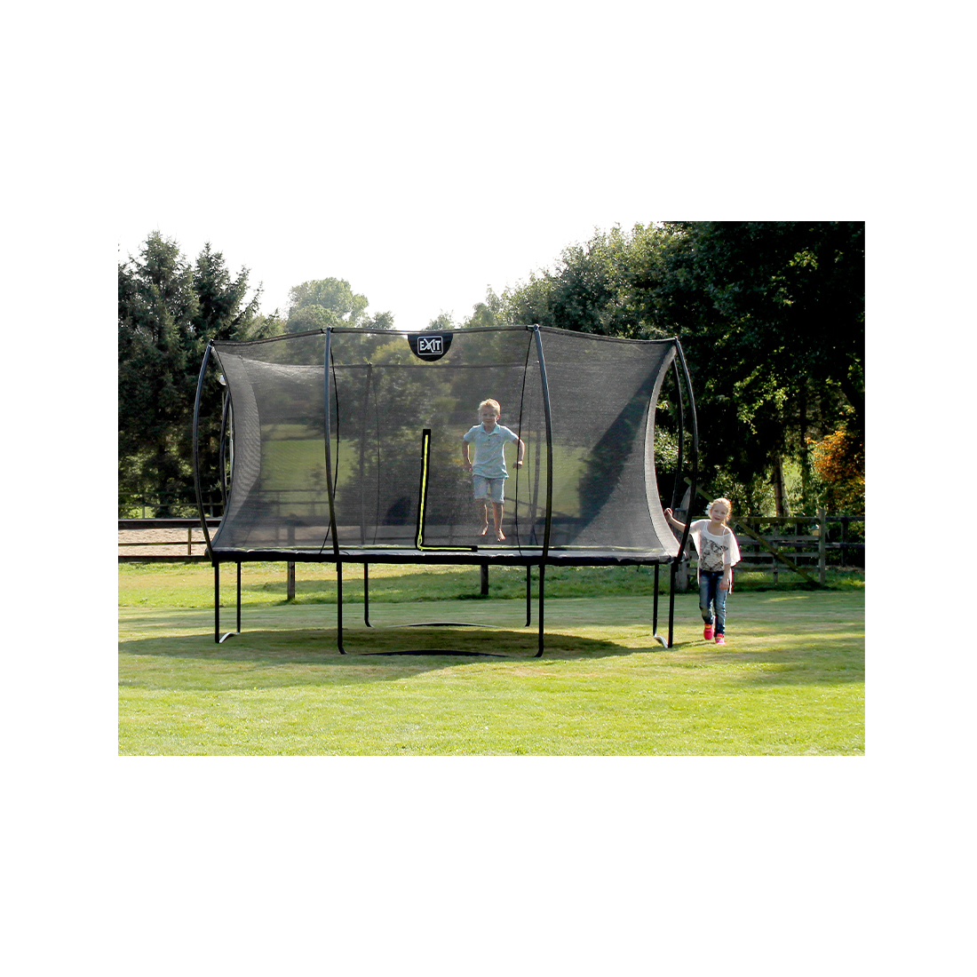 EXIT Silhouette Trampolin mit Sicherheitsnetz ø 366 cm