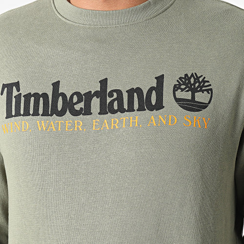 Sweat Crewneck WWES A27HC Vert Kaki
