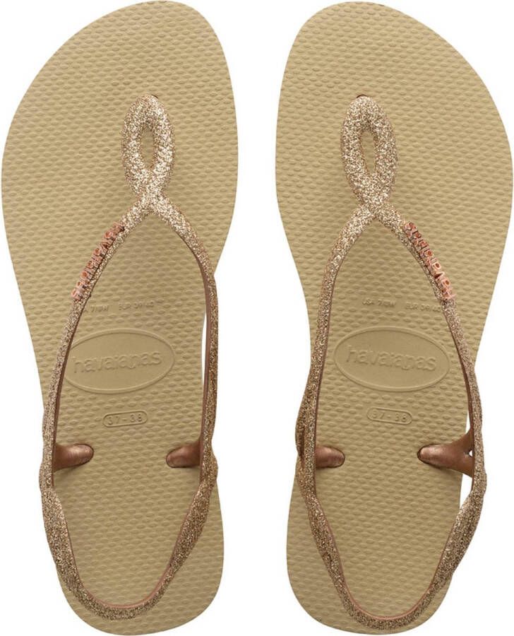 Havaianas Luna Premium II | Sand Grey Beige Rubber Teenslippers Dames