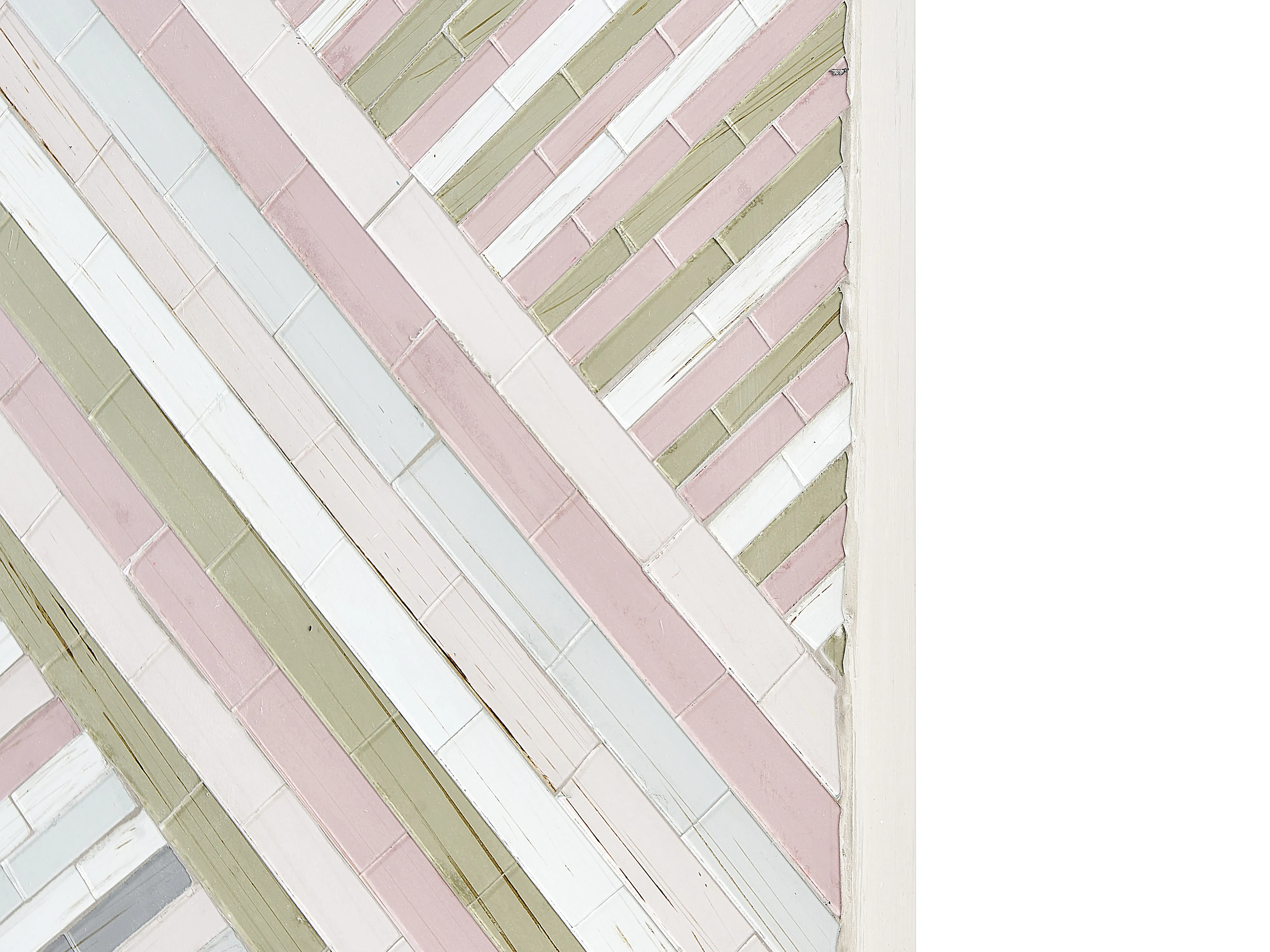 Wanddecoratie TEMBESI Glas 70 cm Meerkleurig