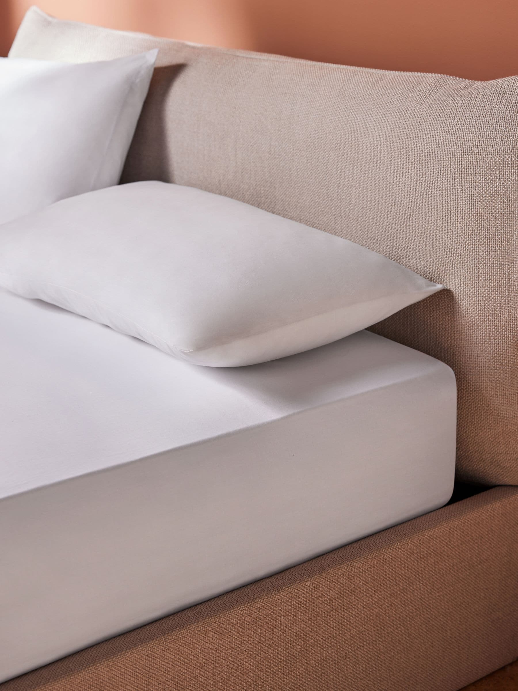 MADE.COM Cosy Washed Cotton Extra Deep Fitted Sheet