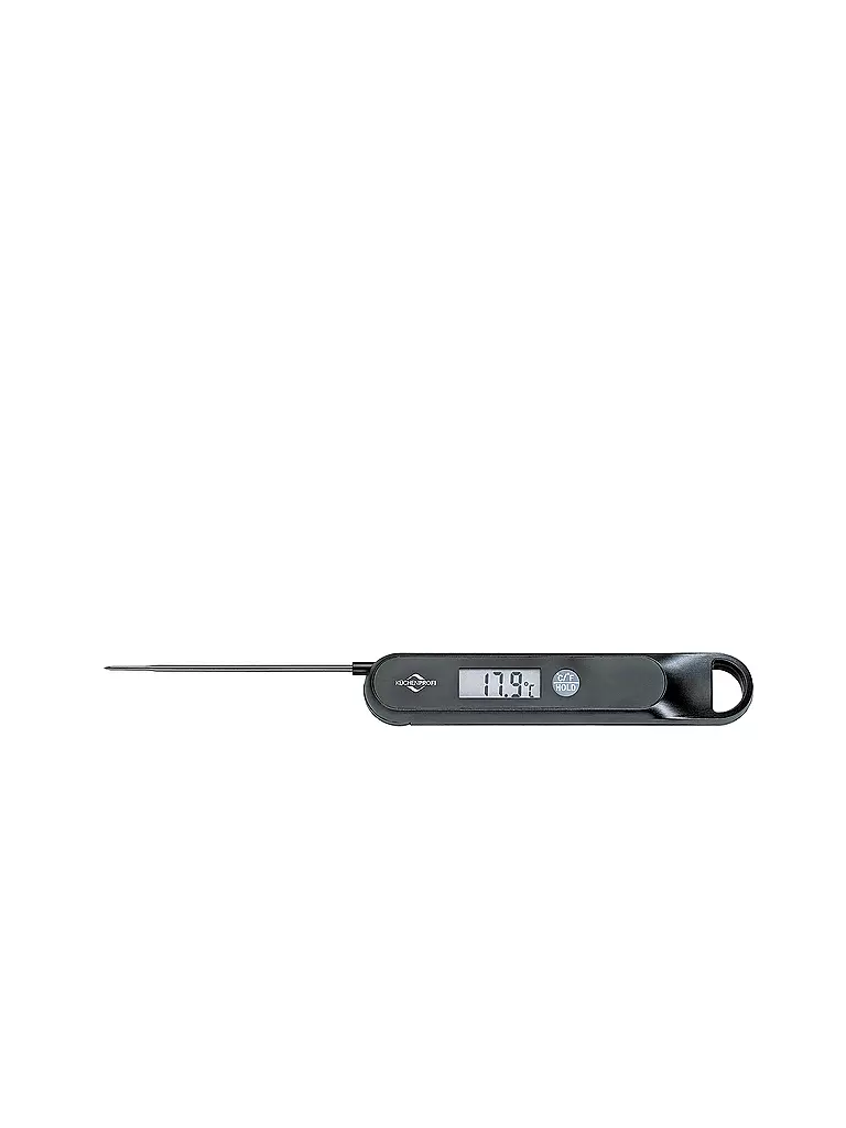 KÜCHENPROFI Digitales Thermometer SHAKE 18cm Schwarz schwarz