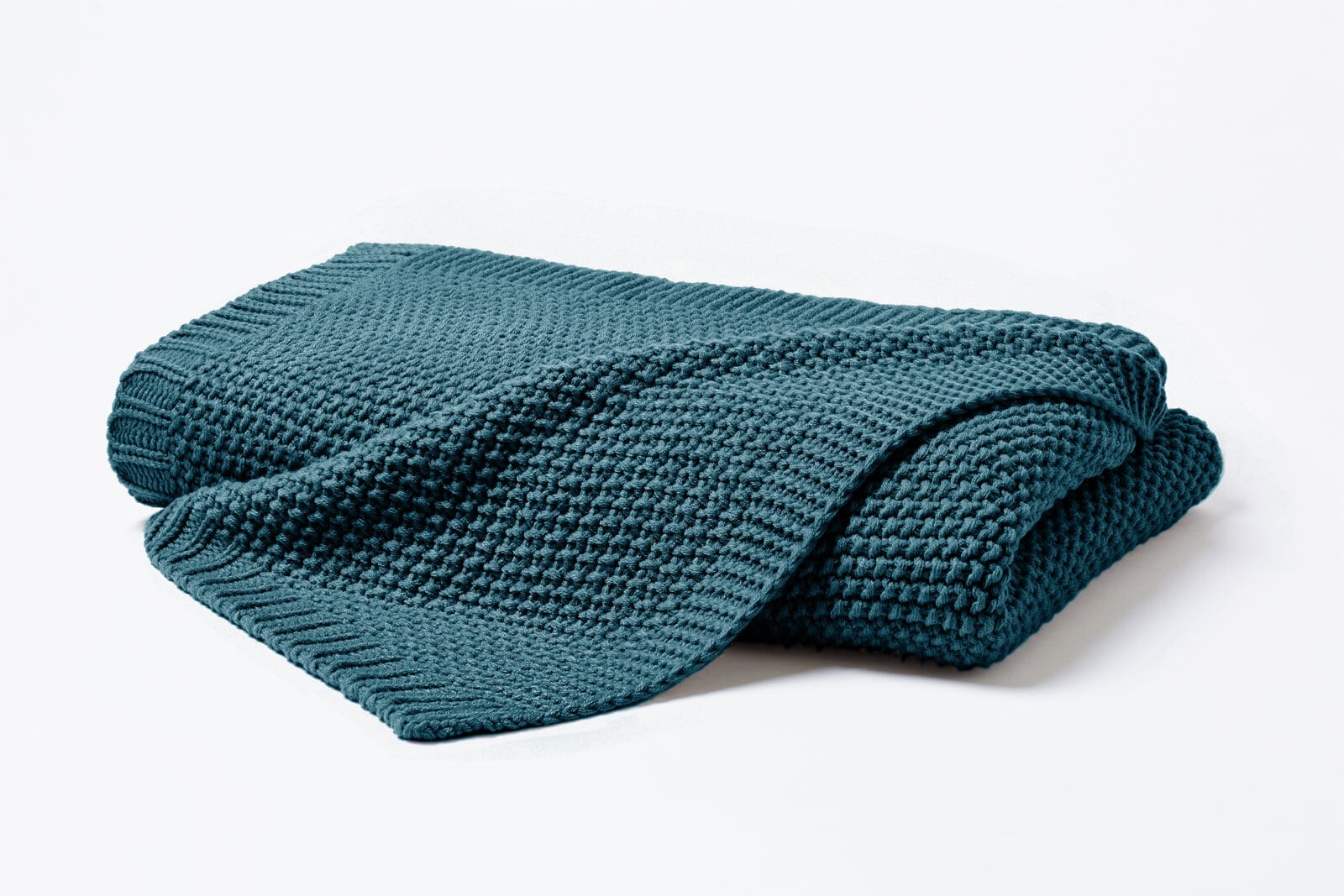 Strickdecke Stirling mittelgrau 130x170 cm
