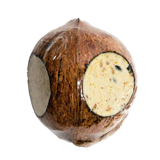 Boule de graisse noix de coco pour oiseaux du jardin - 350 g