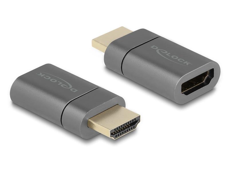 Delock Adapter HDMI - HDMI 8K 60 Hz magnetisch Delock HDMI Adapter Stecker zu Buchse 8K 60 Hz magnetisch