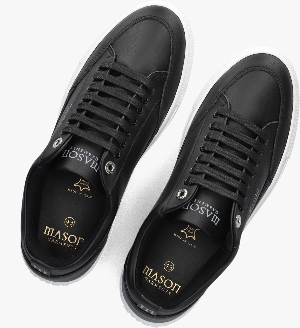 zwarte mason garments lage sneakers tia nuovo