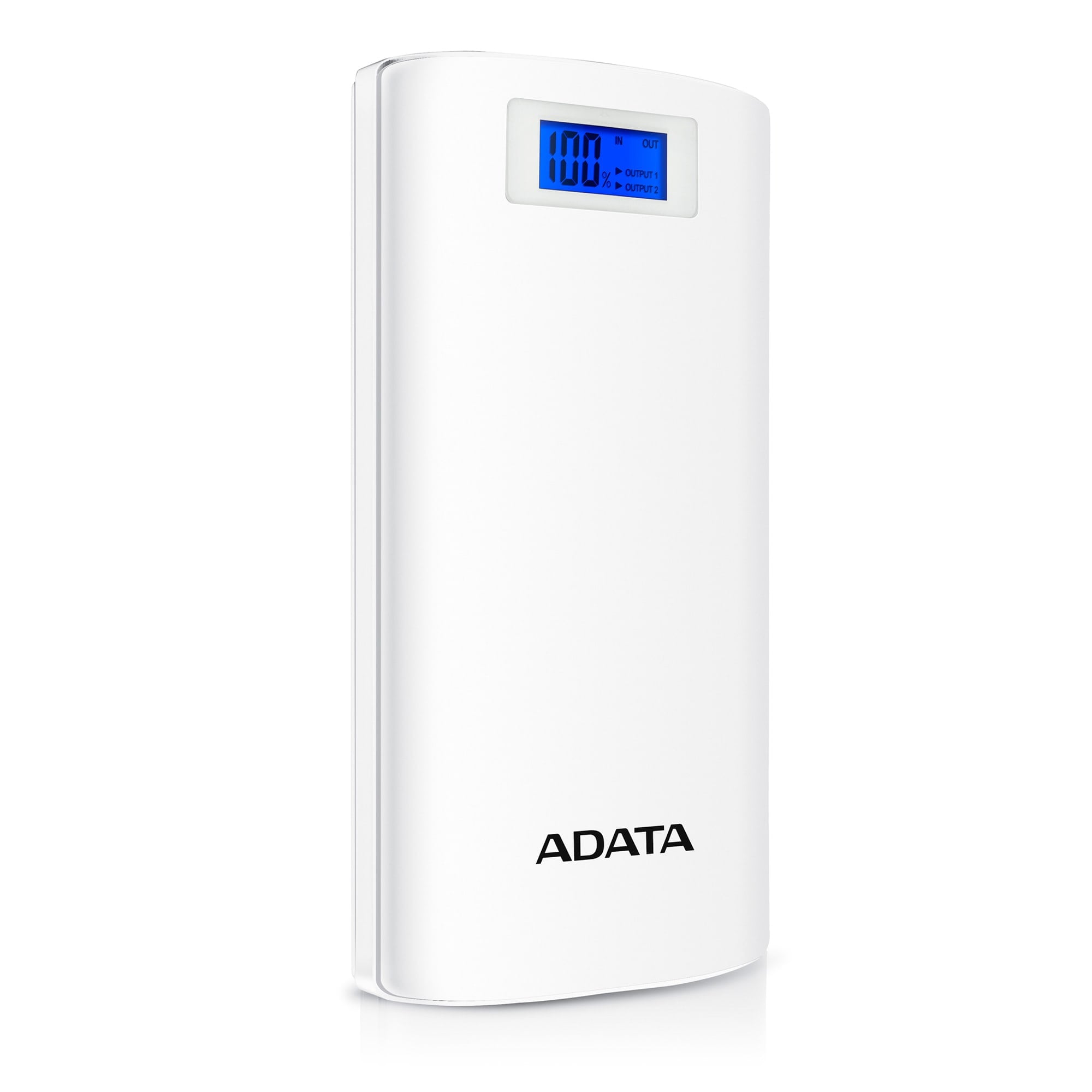 ADATA P20000D Power Bank, Hvit<br>20 0000 mAh