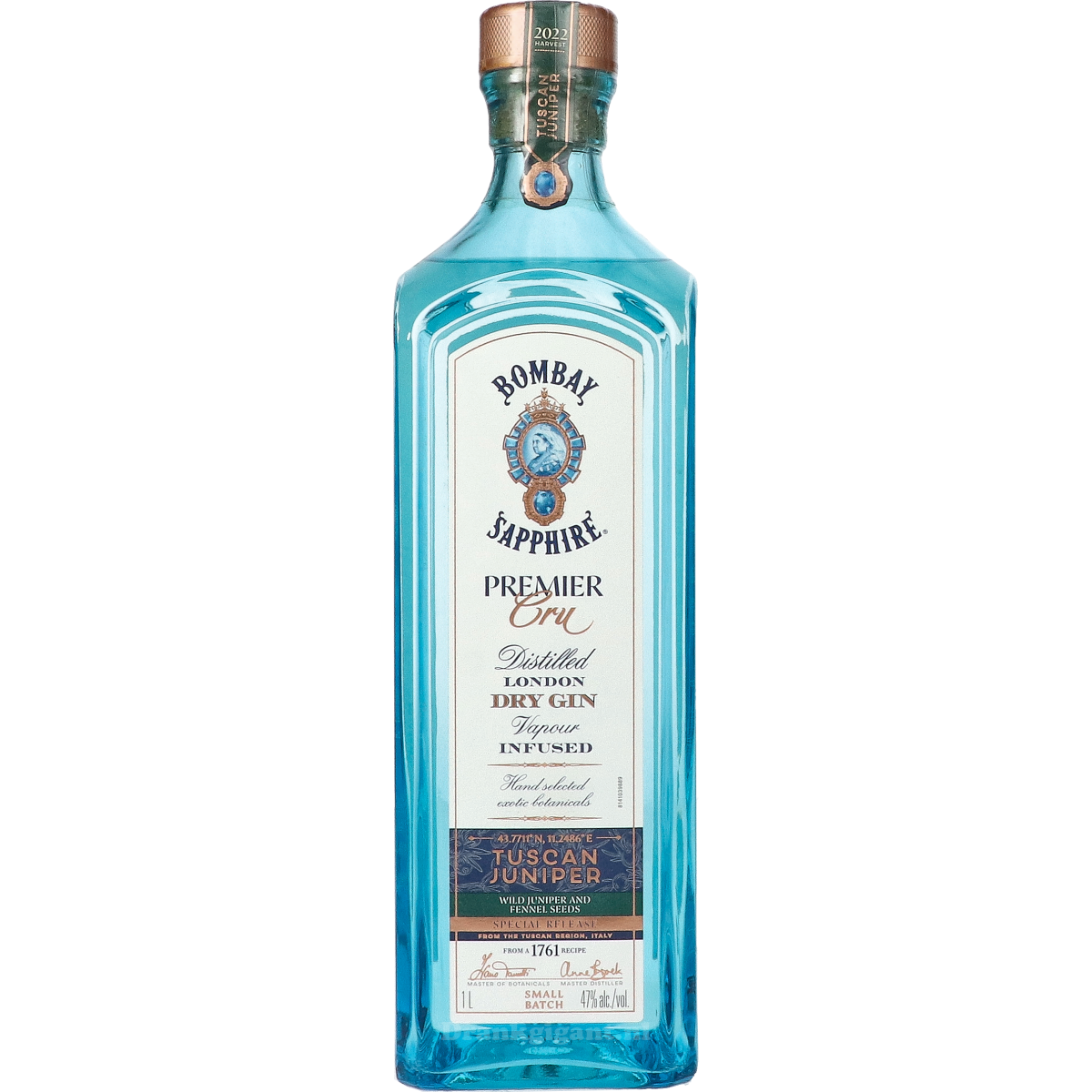 Bombay Sapphire Premier Cru Tuscan Juniper 100 cl