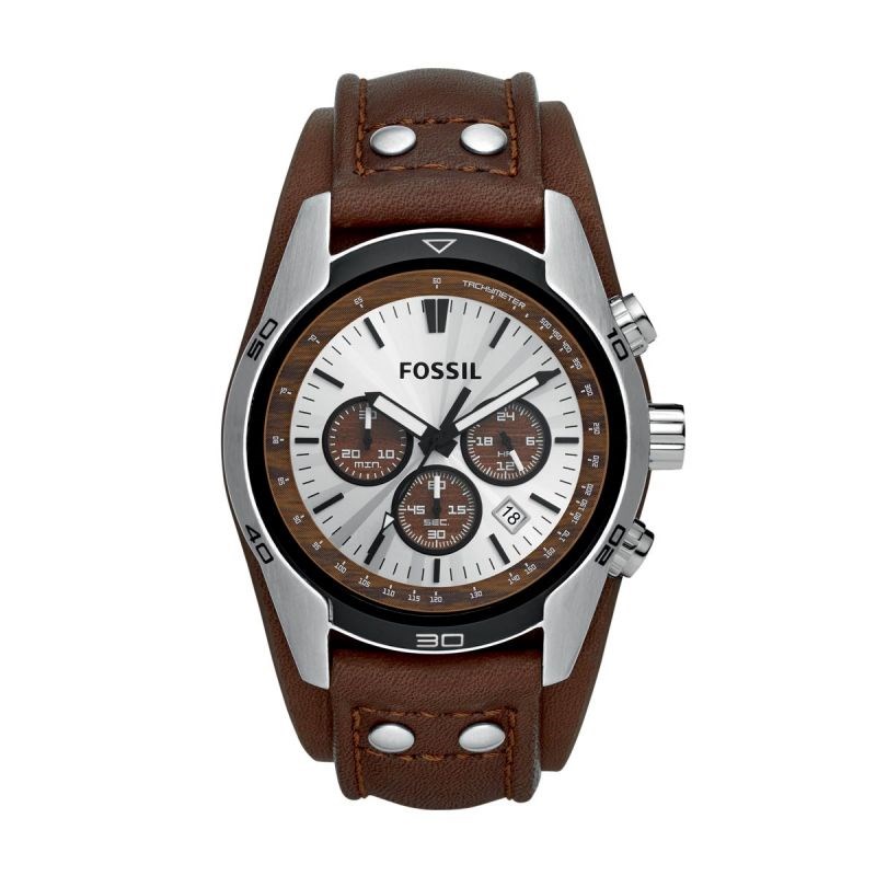 Montre Fossil Coachman homme quartz en cuir - CH2565