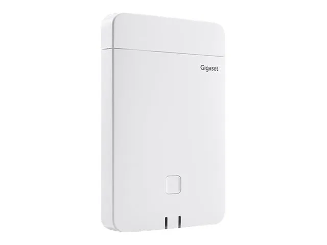 Gigaset N670 IP Pro - Trådløs VoIP telefon basisstation - IP-DECT\GAP\pnCAP - 3-vejs opkaldskapacitet - SIP, RTP, SRTP, SDP, SIPS - polarhvid SF9063