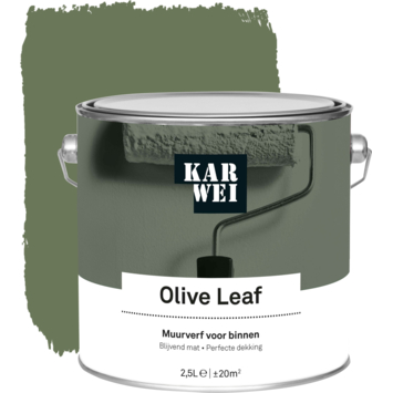 KARWEI muurverf olive leaf mat 2,5 liter
